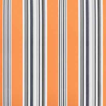 Markisenersatzstoff Blau und Orange 1000 x 160 cm Polyester
