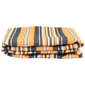 Markisenersatzstoff Gelb und Grau 1000 x 160 cm Polyester