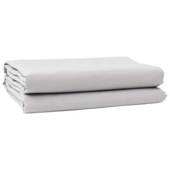ARDEBO.de - Markisenersatzstoff Hellgrau 1000 x 160 cm Polyester