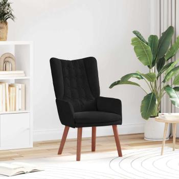 ARDEBO.de - Sessel Schwarz 63 x 67 x 94 cm Samt