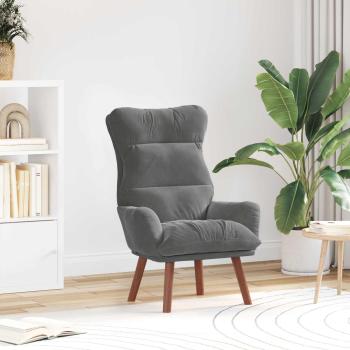 ARDEBO.de - Sessel Dunkelgrau Samt