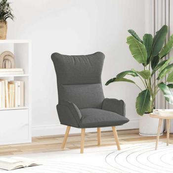 ARDEBO.de - Sessel Dunkelgrau 69 x 74 x 93 cm Stoff und Sperrholz