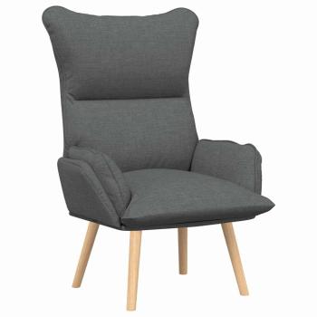 Sessel Dunkelgrau 69 x 74 x 93 cm Stoff und Sperrholz