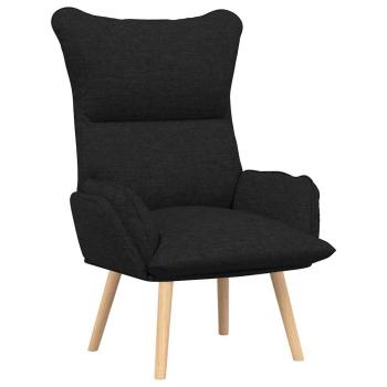 Sessel Schwarz 69 x 74 x 93 cm Stoff und Sperrholz