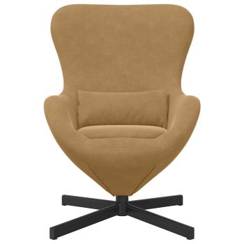Eiersessel Braun 63 x 73 x 90 cm Samt