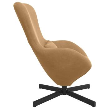 Eiersessel Braun 63 x 73 x 90 cm Samt