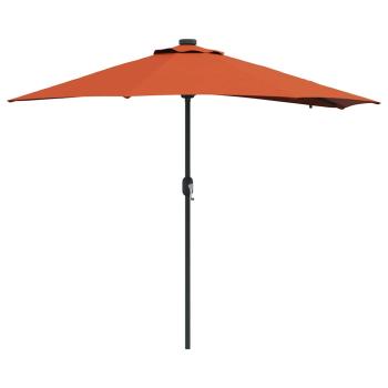Garten-Sonnenschirm Terrakotta 294 x 150 x 223 cm