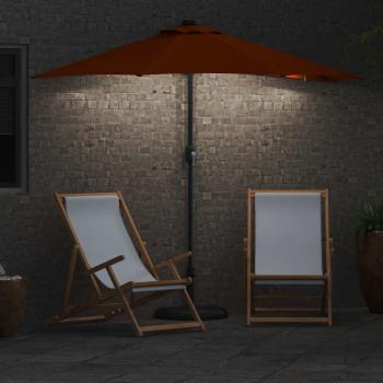 Garten-Sonnenschirm Terrakotta 294 x 150 x 223 cm