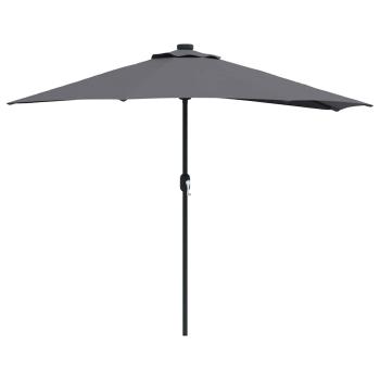 Gartensonnenschirm 294 x 150 x 224 cm Polyester und Stahl