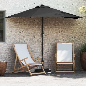 ARDEBO.de - Gartensonnenschirm 294 x 150 x 224 cm Polyester und Stahl