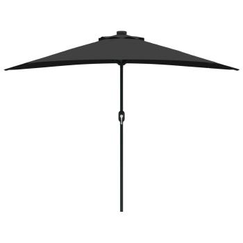 Gartensonnenschirm 294 x 150 x 224 cm Polyester und Stahl