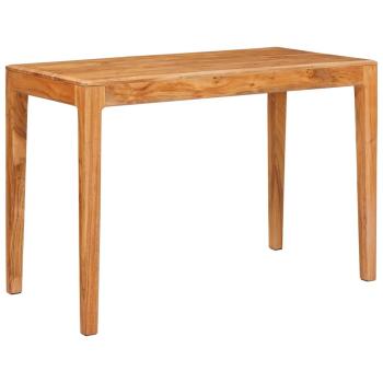 Esstisch 110 x 55 x 76 cm Massivholz Akazie Braun Rechteckig