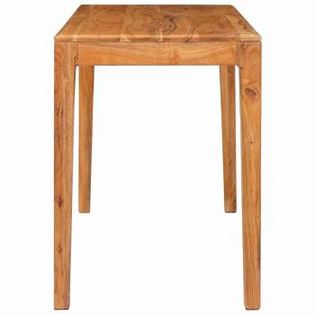 Esstisch 110 x 55 x 76 cm Massivholz Akazie Braun Rechteckig