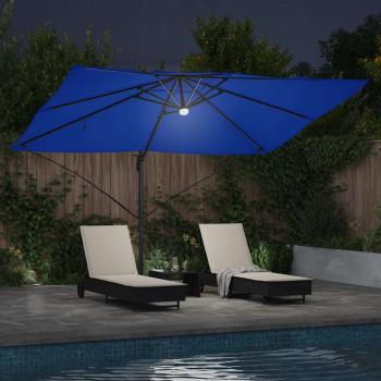 Sonnenschirm 351 x 250 x 253 cm Polyester und Aluminium