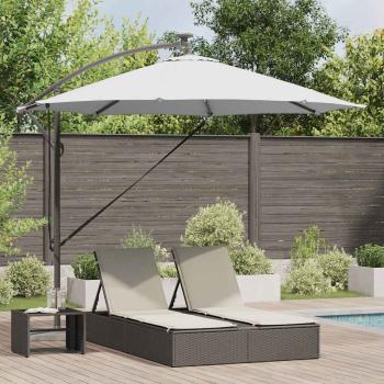 ARDEBO.de - Sonnenschirm 294 x 294 x 248 cm Polyester und Aluminium Sand