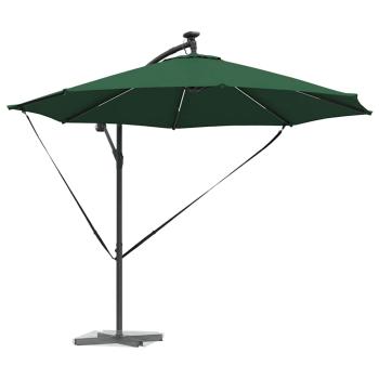 Sonnenschirm 294 x 294 x 248 cm Polyester und Aluminium Grün