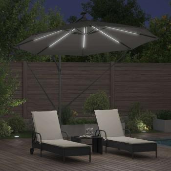 Sonnenschirm 294 x 294 x 248 cm Polyester und Aluminium