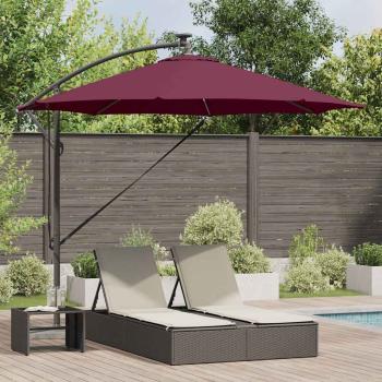 ARDEBO.de - Sonnenschirm 294 x 294 x 248 cm Polyester und Aluminium