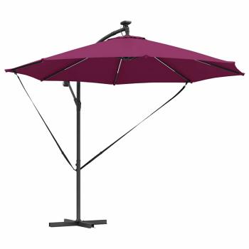 Sonnenschirm 294 x 294 x 248 cm Polyester und Aluminium
