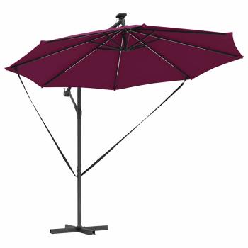 Sonnenschirm 294 x 294 x 248 cm Polyester und Aluminium
