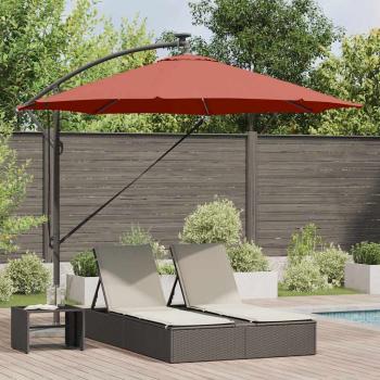 ARDEBO.de - Sonnenschirm 294 x 294 x 248 cm Polyester und Aluminium