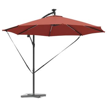 Sonnenschirm 294 x 294 x 248 cm Polyester und Aluminium
