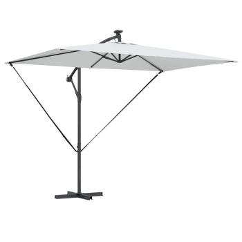 Sonnenschirm 294 x 200 x 270 cm Polyester und Aluminium Sand