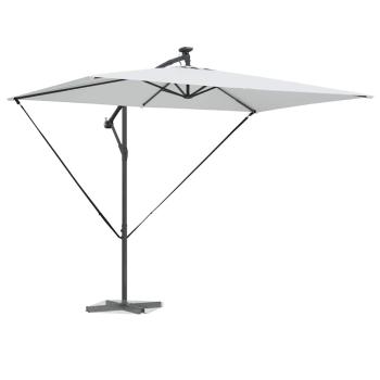 Sonnenschirm 294 x 200 x 270 cm Polyester und Aluminium Sand