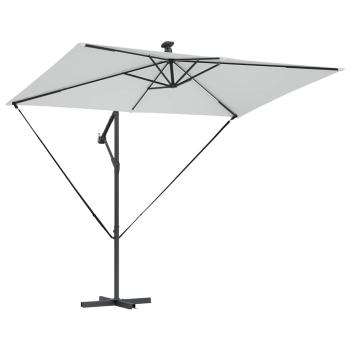 Sonnenschirm 294 x 200 x 270 cm Polyester und Aluminium Sand