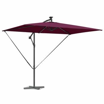 Sonnenschirm 294 x 200 x 270 cm Polyester und Aluminium