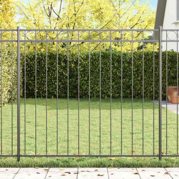 ARDEBO.de - Zaunelement ASSEN 163 x 150 cm Stahl Grau