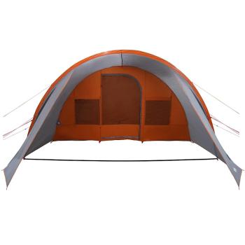 Tunnelzelt für 5 Personen Grau und Orange 805 x 405 x 211 cm