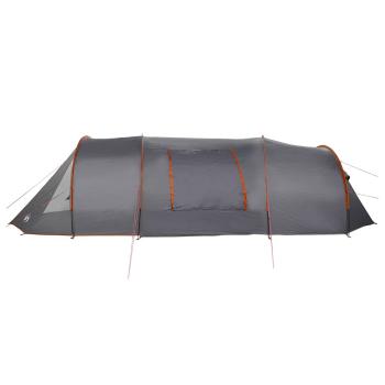 Tunnelzelt für 5 Personen Grau und Orange 805 x 405 x 211 cm