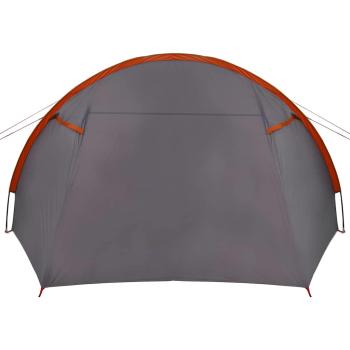 Tunnelzelt für 5 Personen Grau und Orange 805 x 405 x 211 cm