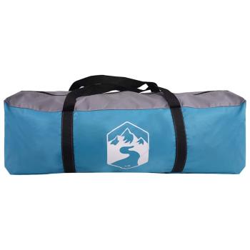 Familienzelt für 10 Personen Blau und Grau 460 x 430 x 214 cm