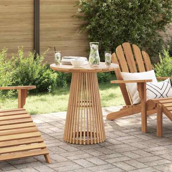 ARDEBO.de - Beistelltisch Braun 70 x 70 x 75 cm Massivholz Teak