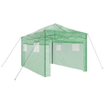 Gewächshaus mit Pop-up-Rahmen Grün 290 x 430 x 315 cm Eisen