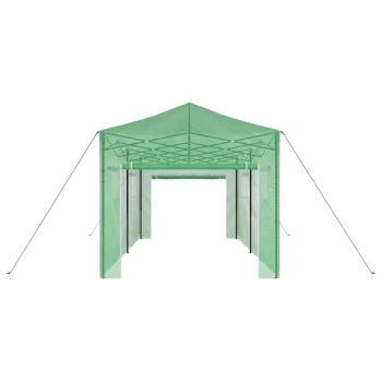 Gewächshaus mit Pop-up-Rahmen Grün 290 x 580 x 315 cm Eisen