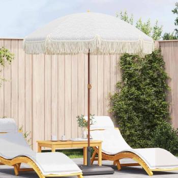 ARDEBO.de - Strandparasol 160 x 160 x 196 cm Polyester und Stahl Rund