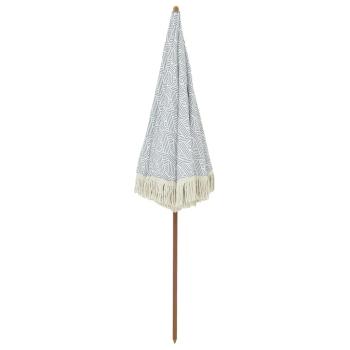 Strandparasol 160 x 160 x 196 cm Polyester und Stahl Rund