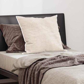 ARDEBO.de - Kopfkissen 81 x 80 x 20 cm Polyester Weiß