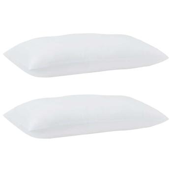 Kopfkissen 2 stk. 81 x 42 x 20 cm Polyester Weiß