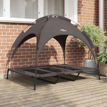 ARDEBO.de - Hundebett Braun 122 x 93 x 106,5 cm Stahl