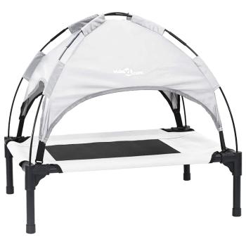 Hundebett Silber Grau 76 x 62 x 70,5 cm Stahl