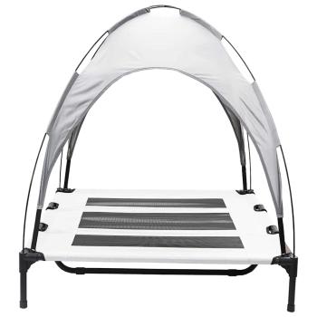 Hundebett Silber Grau 122 x 93 x 106,5 cm Stahl