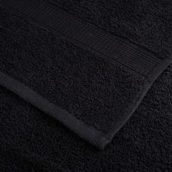 Gästetuch SOLUND 25 Stk. Schwarz 100 x 200 cm 550 gsm