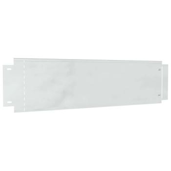 Rasenkanten 5 stk. 100 x 25 x 0,07 cm Verzinkter Stahl Silber