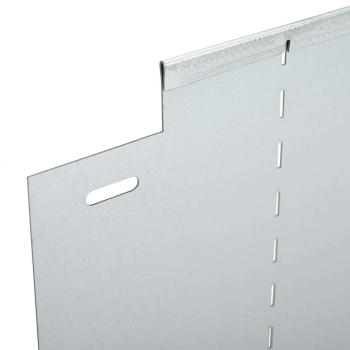 Rasenkanten 10 Stk. 100 x 25 x 0,07 cm Verzinkter Stahl Silber