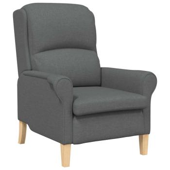 Sessel Dunkelgrau Stoff