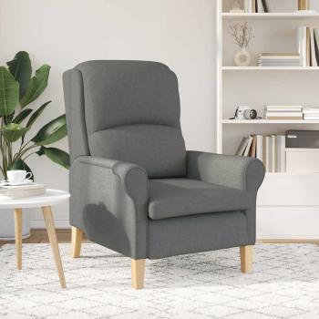 Sessel Dunkelgrau Stoff